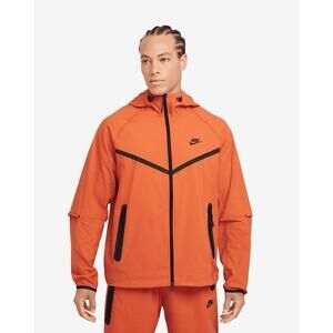 New Men’s Sz XL Nike Tech Woven Full Zip Windbreaker Vintage Coral Orange